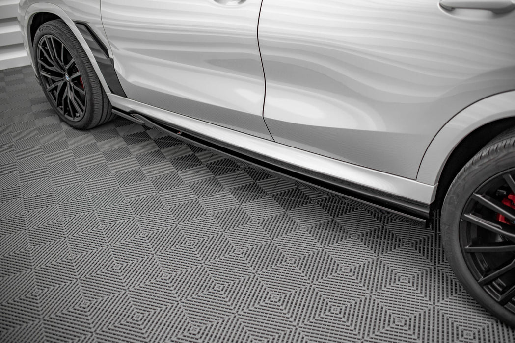 Maxton Design Side Skirts Diffusers V.1 BMW X6 M F96 / X6 M-Pack G06