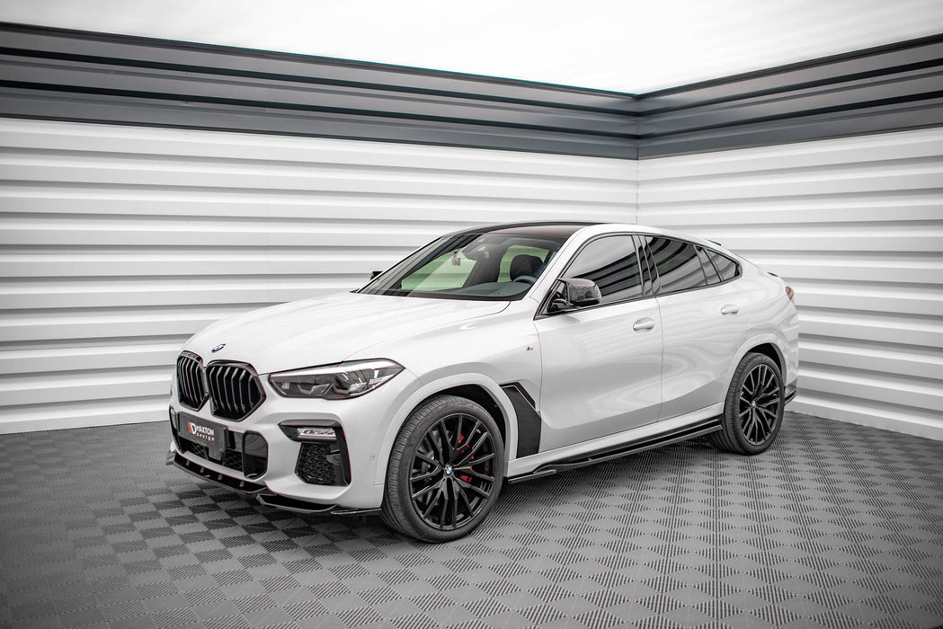 Maxton Design Side Skirts Diffusers V.1 BMW X6 M F96 / X6 M-Pack G06