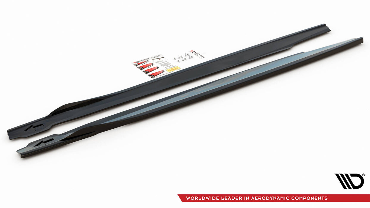 Maxton Design Side Skirts Diffusers V.1 BMW X6 M F96 / X6 M-Pack G06