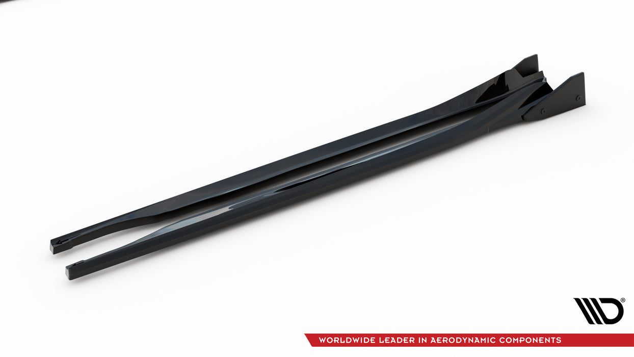 Maxton Design Side Skirts Diffusers V.1 + Flaps Subaru BRZ Mk2