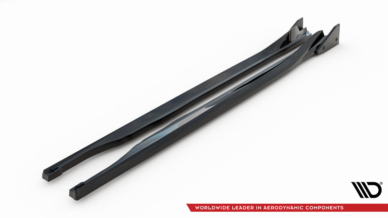Maxton Design Side Skirts Diffusers V.1 + Flaps Subaru BRZ Mk2