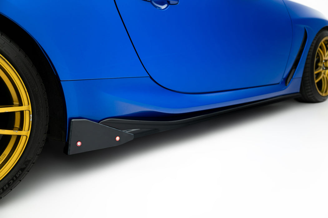 Maxton Design Side Skirts Diffusers V.1 + Flaps Subaru BRZ Mk2