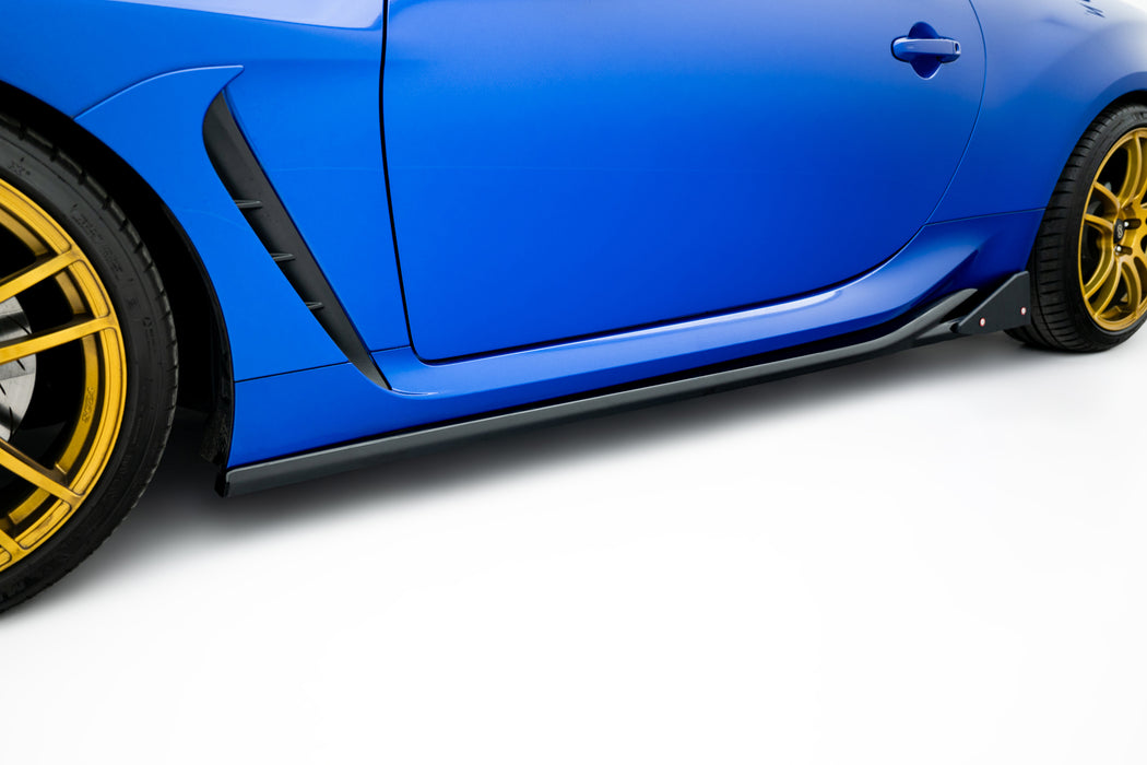 Maxton Design Side Skirts Diffusers V.1 + Flaps Subaru BRZ Mk2