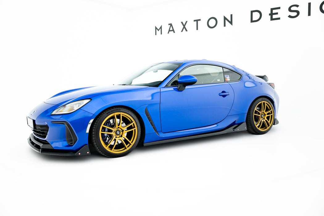 Maxton Design Side Skirts Diffusers V.1 + Flaps Subaru BRZ Mk2