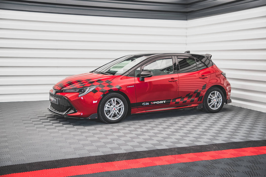 Maxton Design Side Skirts Diffusers V.1 + Flaps Toyota Corolla GR Sport Hatchback XII