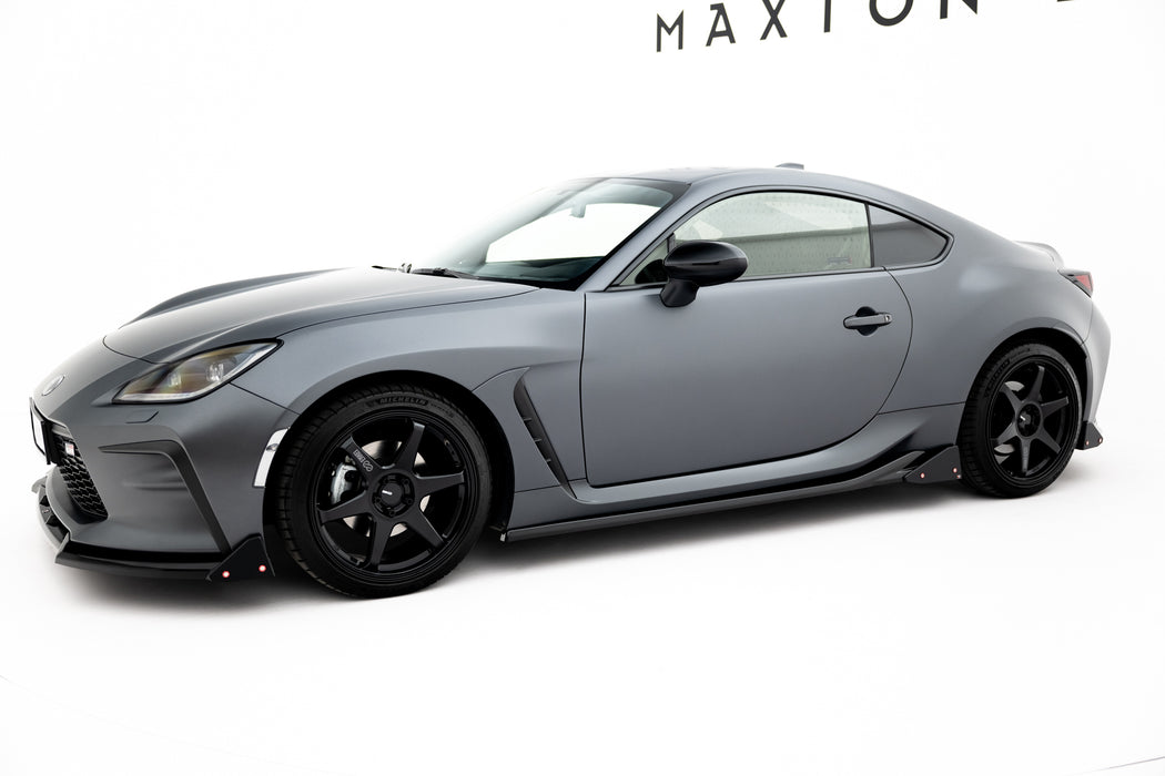 Maxton Design Side Skirts Diffusers V.1 + Flaps Toyota GR86 Mk1