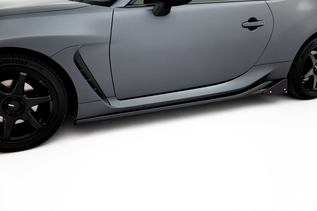 Maxton Design Side Skirts Diffusers V.1 + Flaps Toyota GR86 Mk1