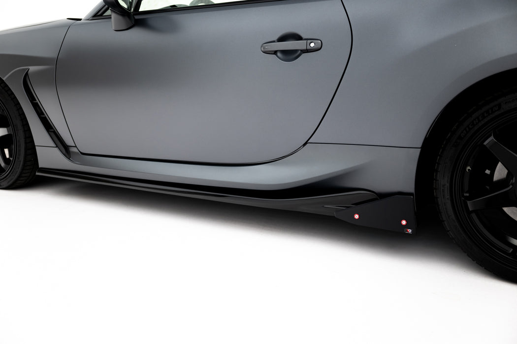 Maxton Design Side Skirts Diffusers V.1 + Flaps Toyota GR86 Mk1