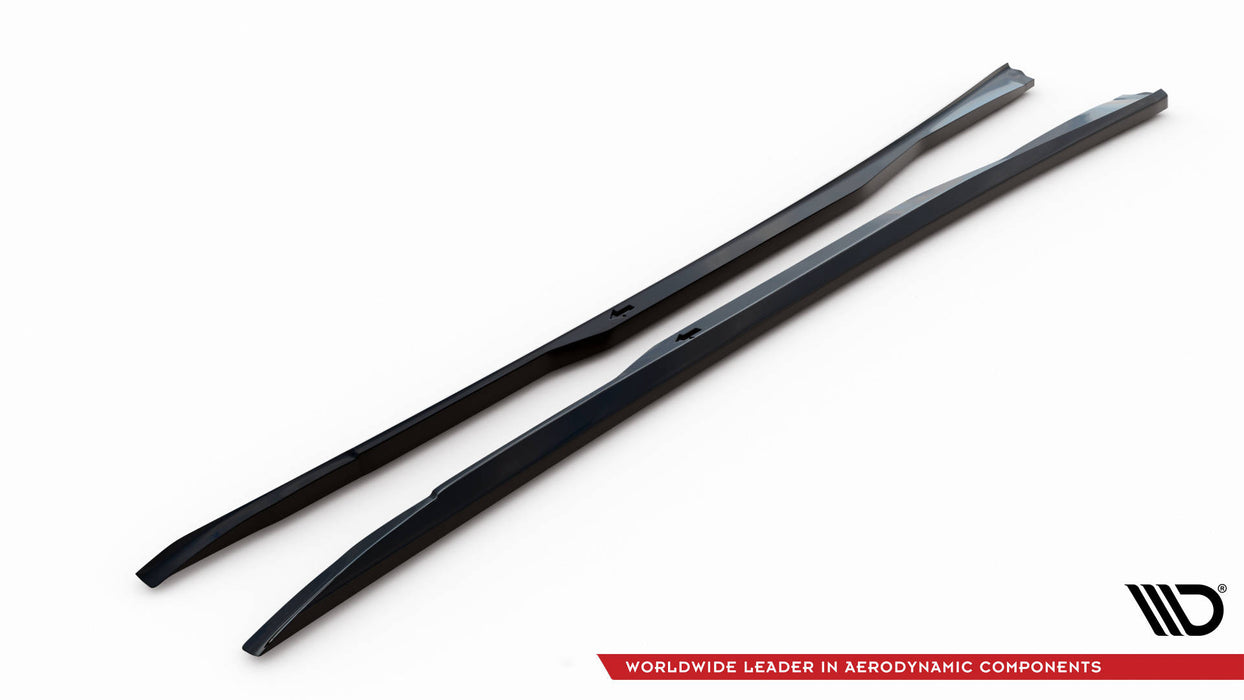 Maxton Design Side Skirts Diffusers V.1 Infiniti Q50 S Mk1