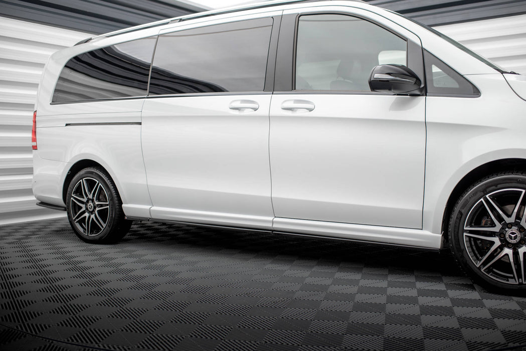 Maxton Design Side Skirts Diffusers V.1 Mercedes-Benz V-Class Extra Long AMG-Line W447