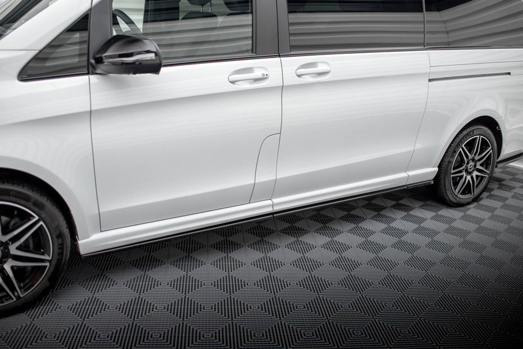 Maxton Design Side Skirts Diffusers V.1 Mercedes-Benz V-Class Extra Long AMG-Line W447
