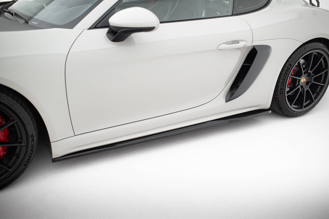 Maxton Design Side Skirts Diffusers V.1 Porsche 718 Cayman GTS 982c