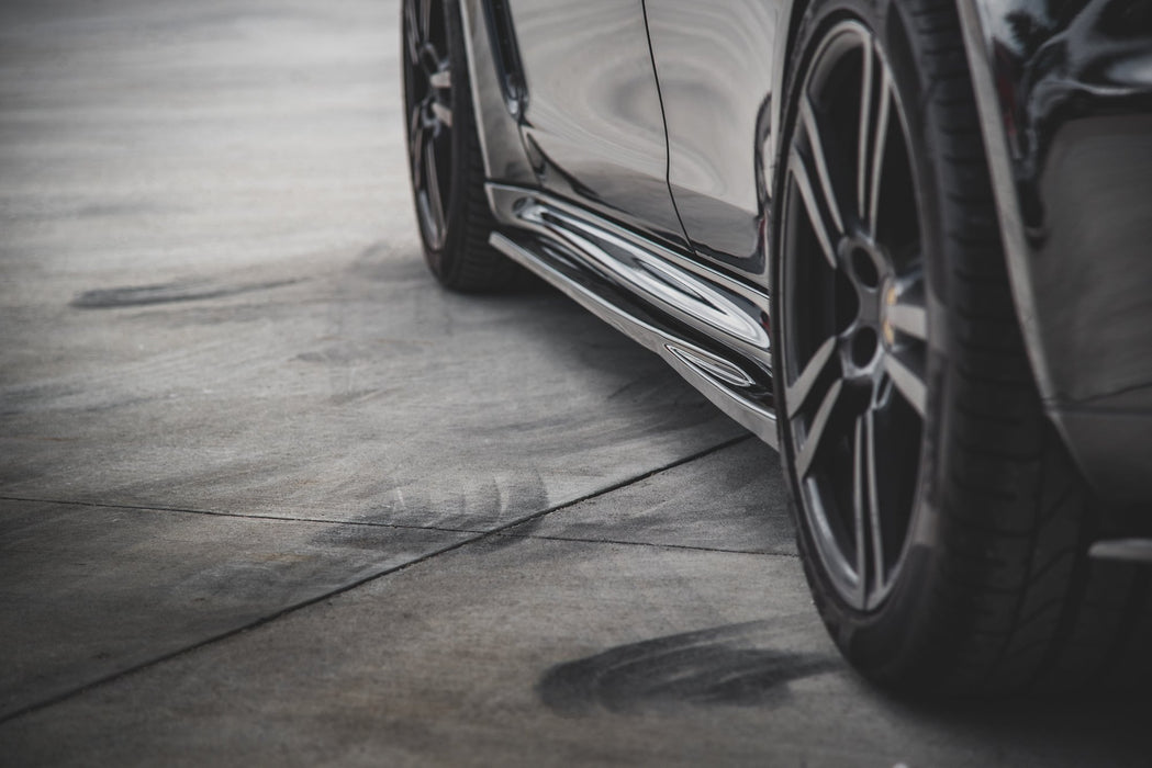 Maxton Design Side Skirts Diffusers V.1 Porsche Panamera Turbo 970 Facelift