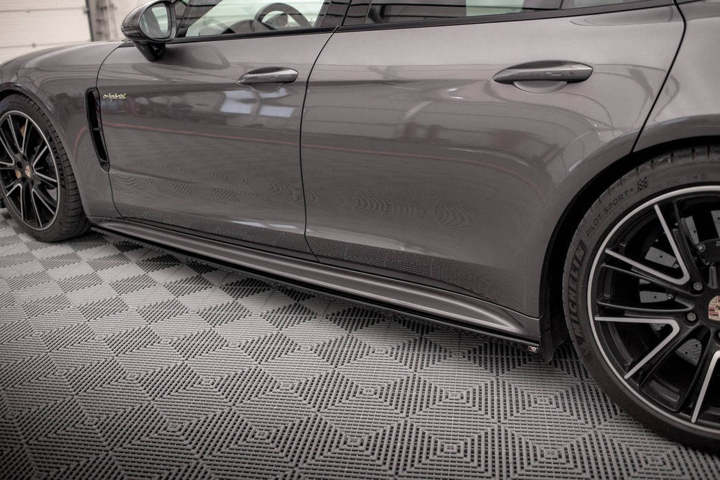 Maxton Design Side Skirts Diffusers V.1 Porsche Panamera Turbo S E-Hybrid / Panamera E-Hybrid 971