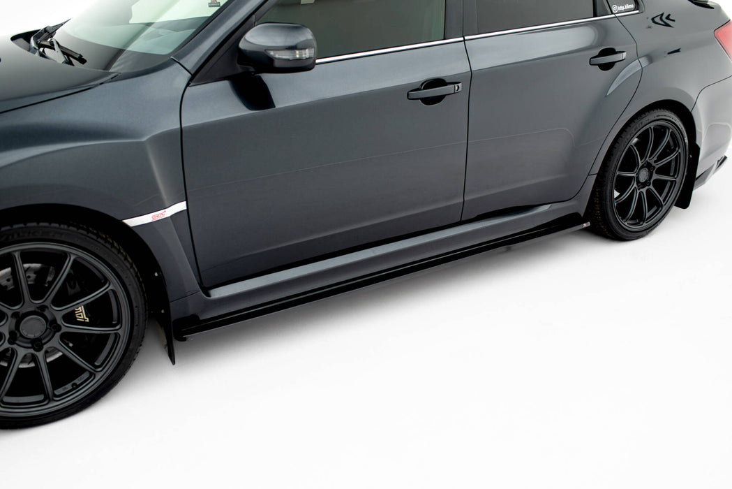 Maxton Design Side Skirts Diffusers V.1 Subaru Impreza WRX STI Mk3 Facelift