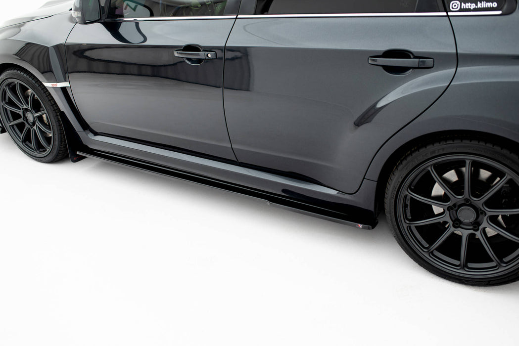 Maxton Design Side Skirts Diffusers V.1 Subaru Impreza WRX STI Mk3 Facelift