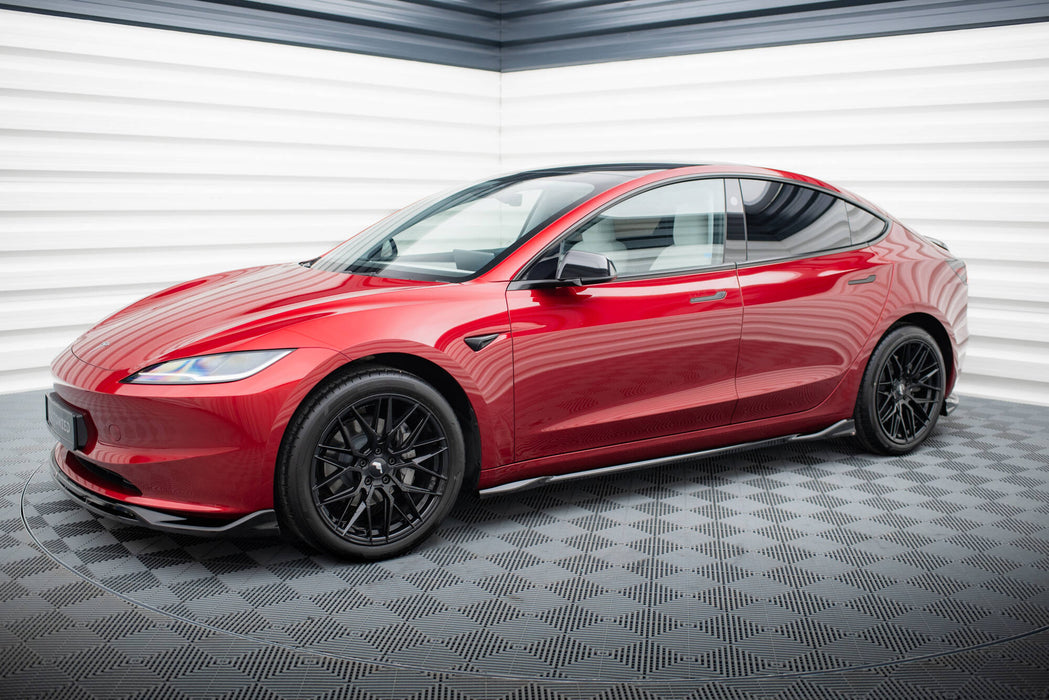 Maxton Design Side Skirts Diffusers V.1 Tesla Model 3 Mk1 / Mk1 Facelift