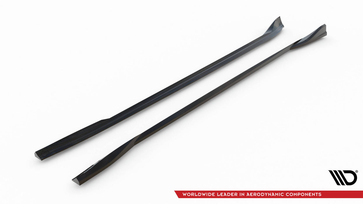 Maxton Design Side Skirts Diffusers V.1 Tesla Model 3 Mk1 / Mk1 Facelift