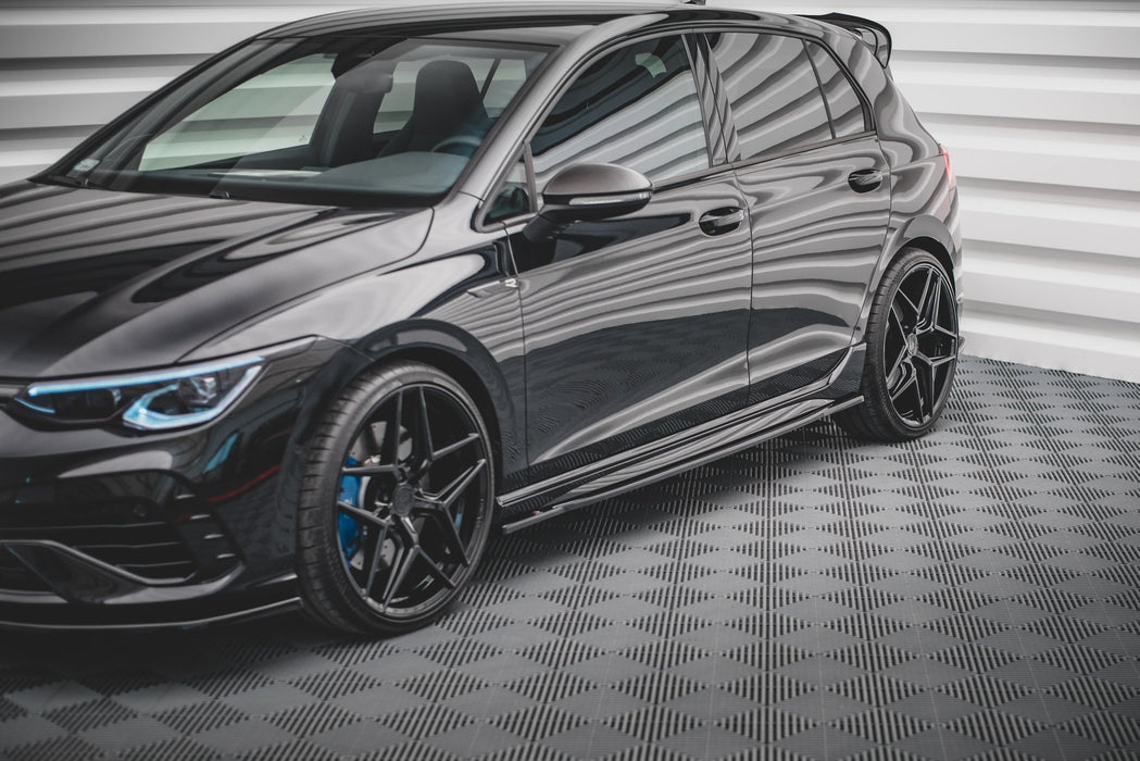 Maxton Design Side Skirts Diffusers V.1 Volkswagen Golf R Mk8