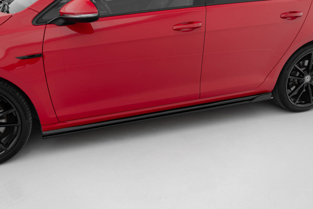 Maxton Design Side Skirts Diffusers V.1 Volkswagen Golf R / R-Line Mk7 Facelift