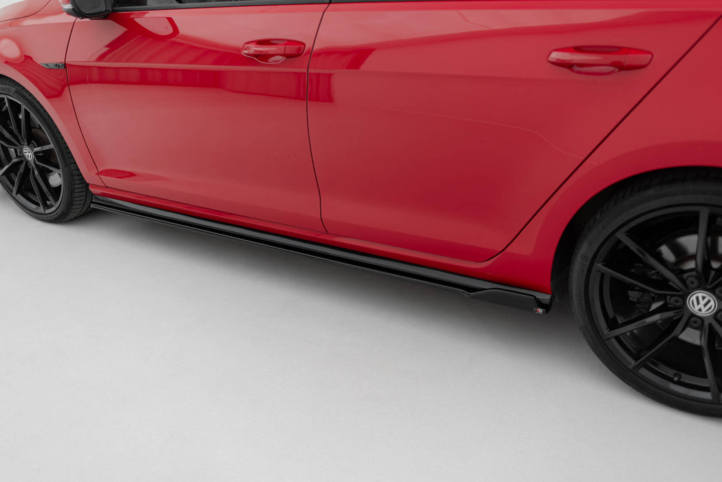 Maxton Design Side Skirts Diffusers V.1 Volkswagen Golf R / R-Line Mk7 Facelift