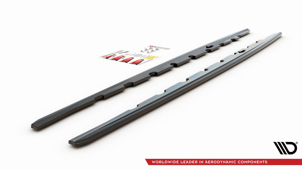 Maxton Design Side Skirts Diffusers V.1 for BMW 1 M-Pack /  M135i / 128ti