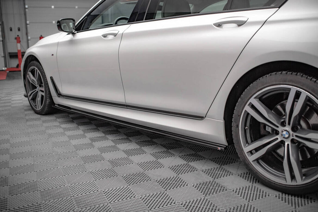 Maxton Design Side Skirts Diffusers V.1 for BMW 7 Long M-Pack G12
