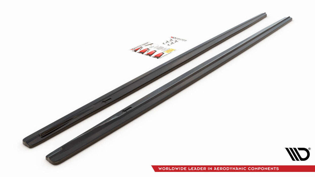 Maxton Design Side Skirts Diffusers V.1 for BMW 7 Long M-Pack G12