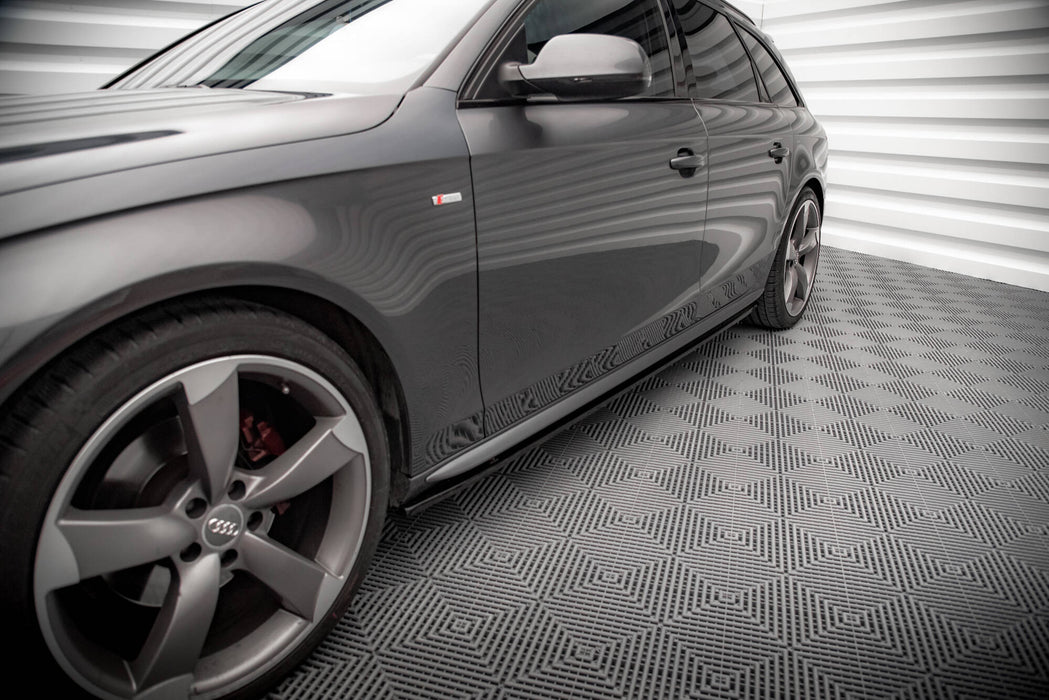 Maxton Design Side Skirts Diffusers V.2 Audi A4 / A4 S-Line / S4 B8