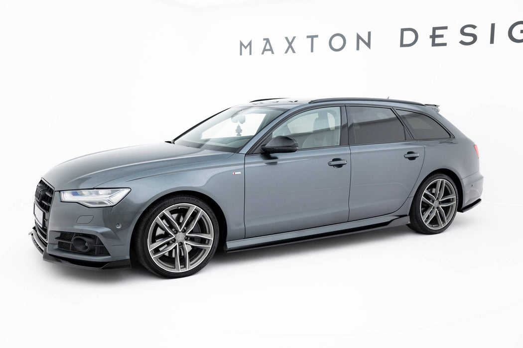 Maxton Design Side Skirts Diffusers V.2 Audi A6 / A6 C7 S-line/ S6 C7 Facelift