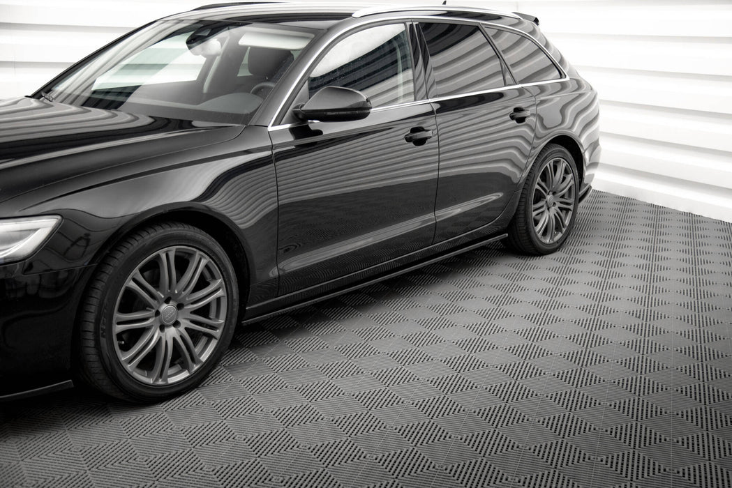 Maxton Design Side Skirts Diffusers V.2 Audi A6 C7
