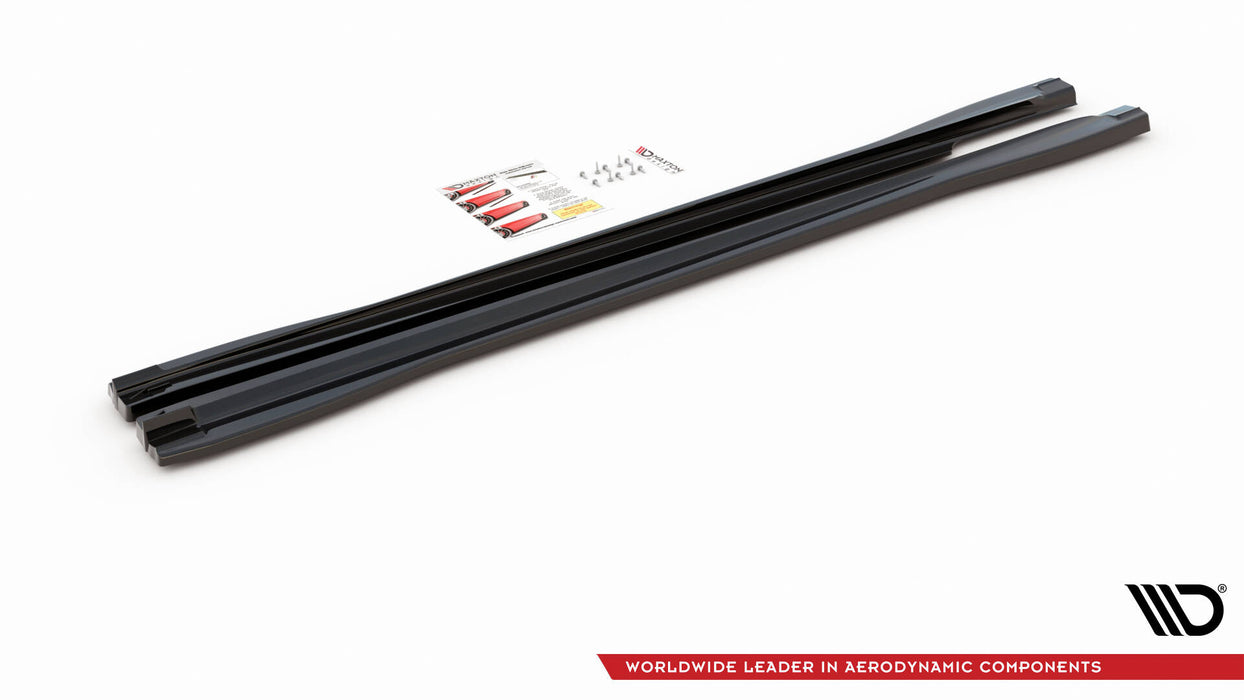 Maxton Design Side Skirts Diffusers V.2 Audi Q3 S-Line / RSQ3 F3