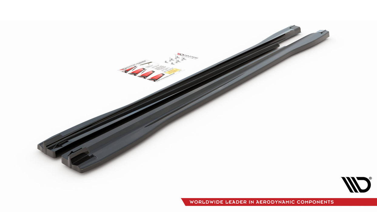 Maxton Design Side Skirts Diffusers V.2 Audi Q3 S-Line / RSQ3 F3