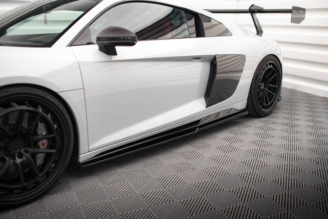 Maxton Design Side Skirts Diffusers V.2 Audi R8 Mk2 Facelift