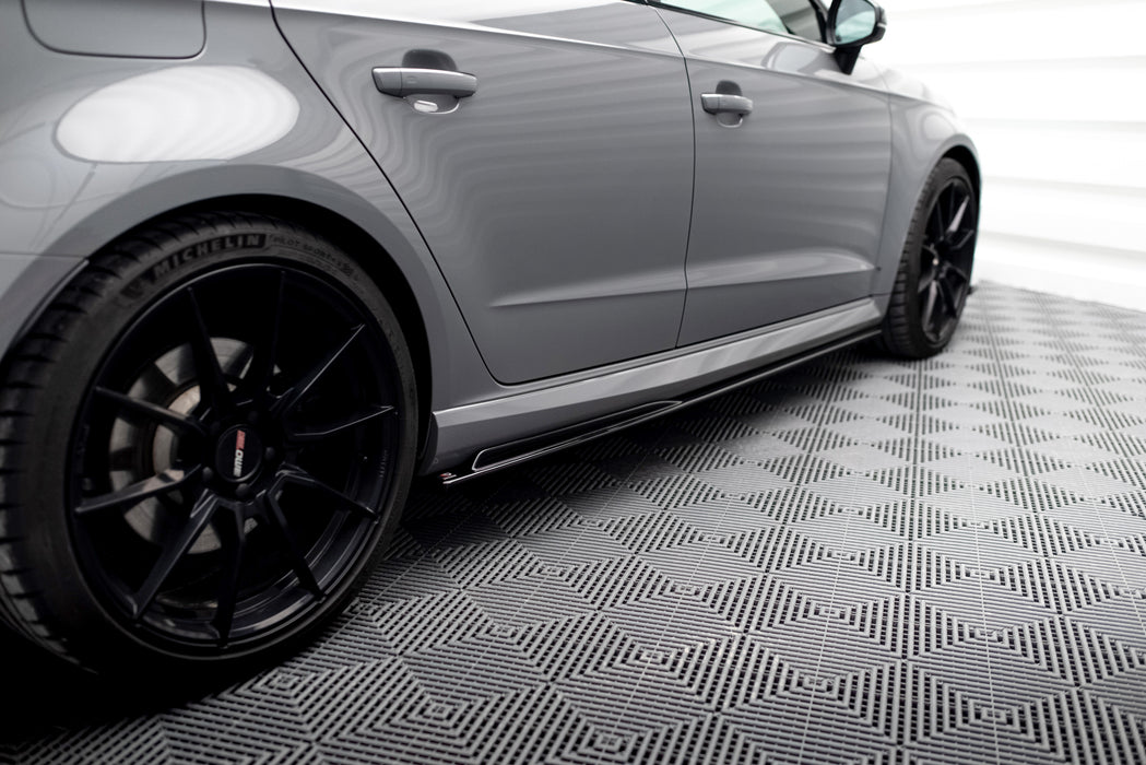 Maxton Design Side Skirts Diffusers V.2 Audi RS3 8V Sportback Facelift