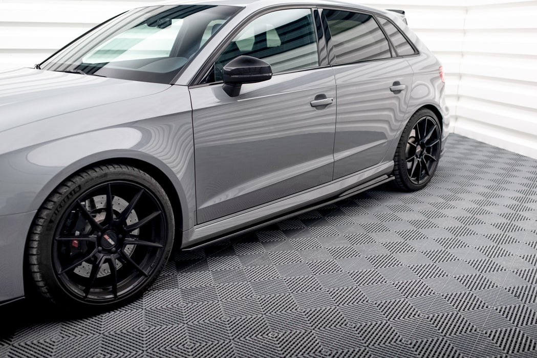 Maxton Design Side Skirts Diffusers V.2 Audi RS3 8V Sportback Facelift