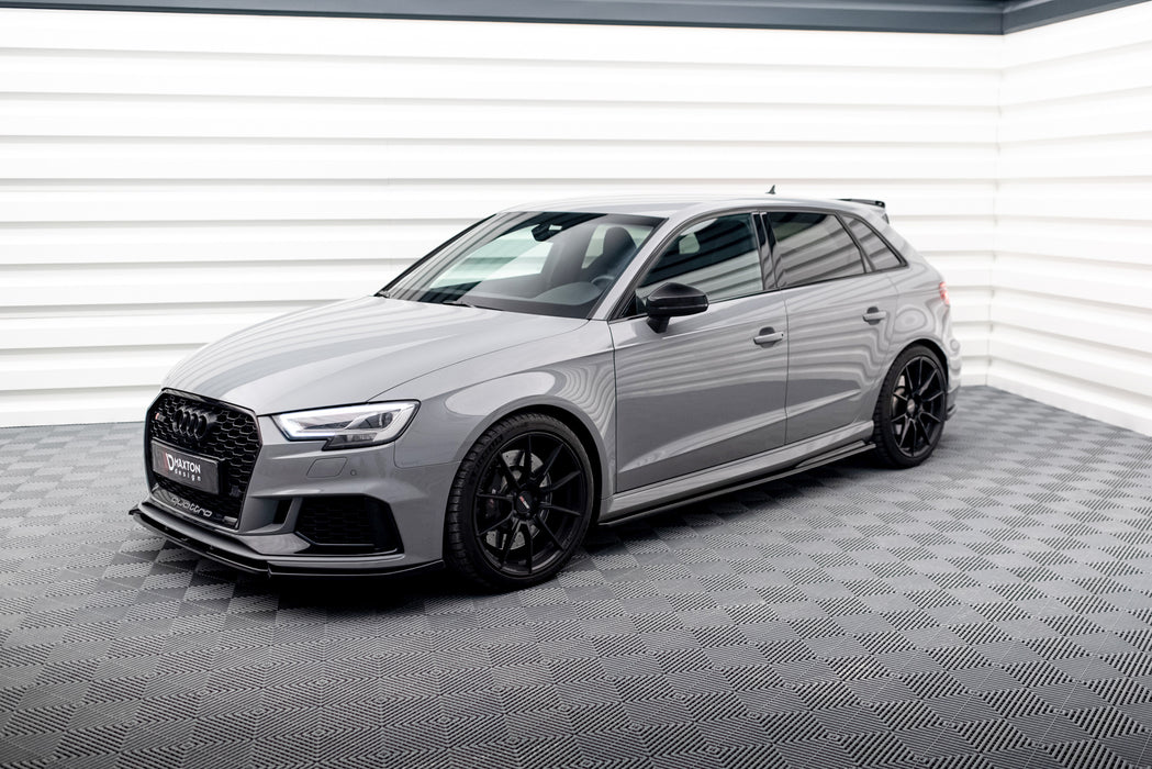 Maxton Design Side Skirts Diffusers V.2 Audi RS3 8V Sportback Facelift