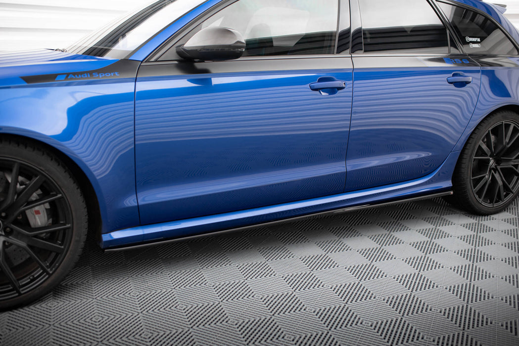 Maxton Design Side Skirts Diffusers V.2 Audi RS6 C7 / C7 Facelift