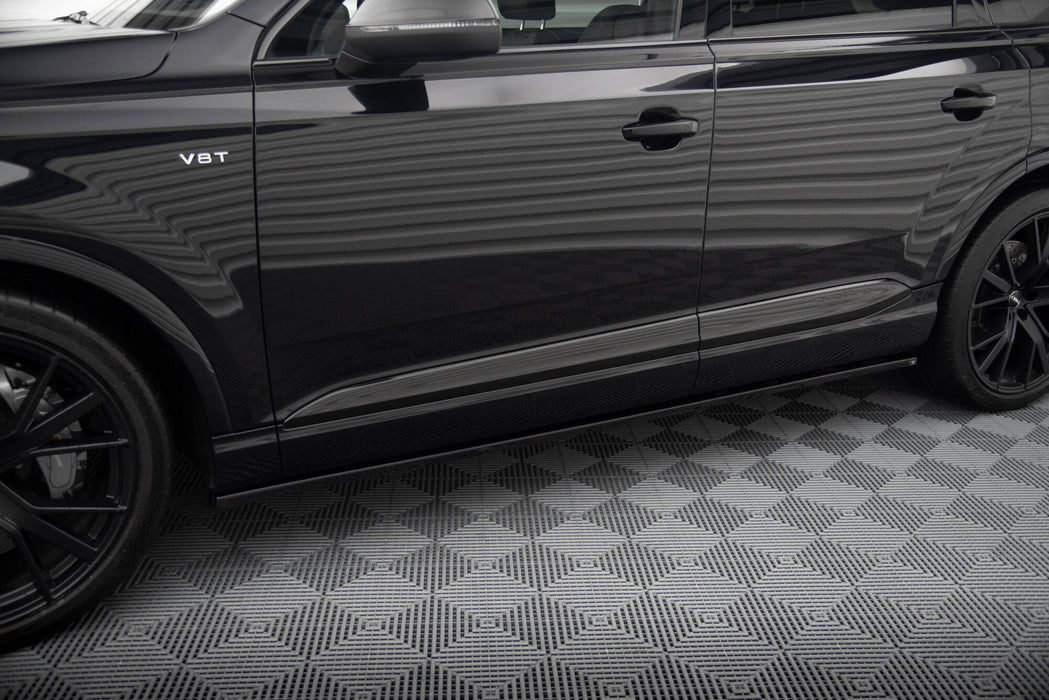 Maxton Design Side Skirts Diffusers V.2 Audi SQ7 / Q7 S-Line Mk2