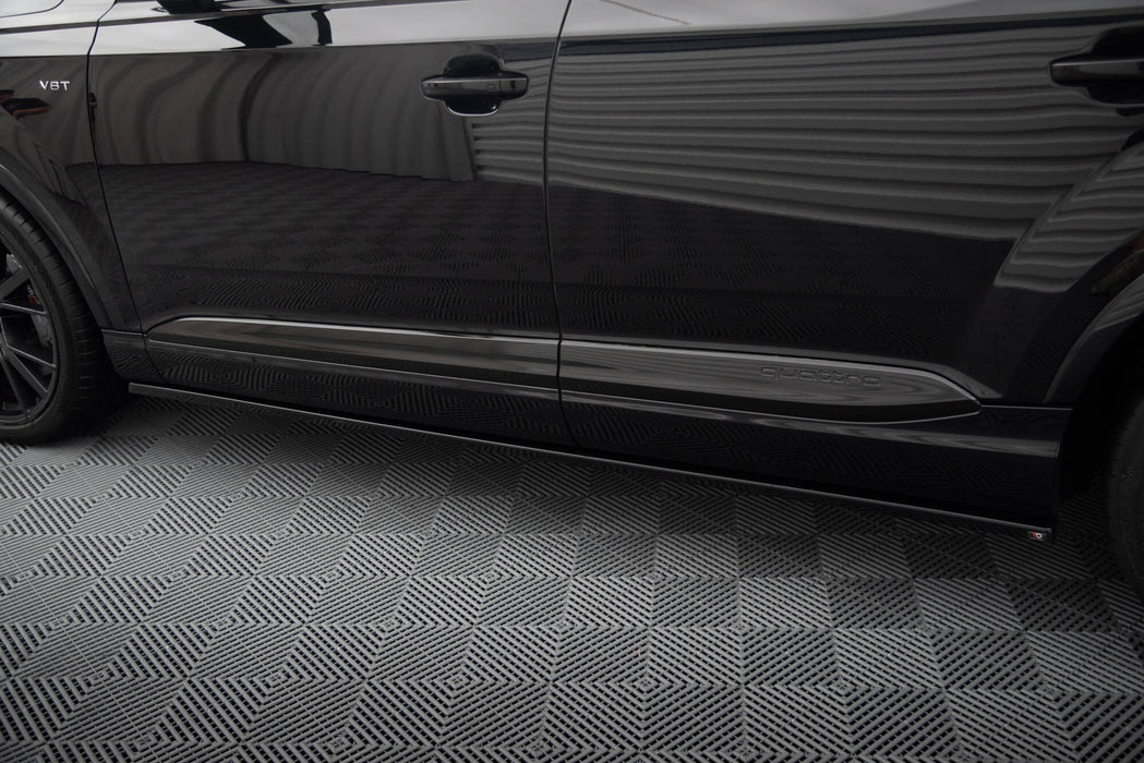 Maxton Design Side Skirts Diffusers V.2 Audi SQ7 / Q7 S-Line Mk2