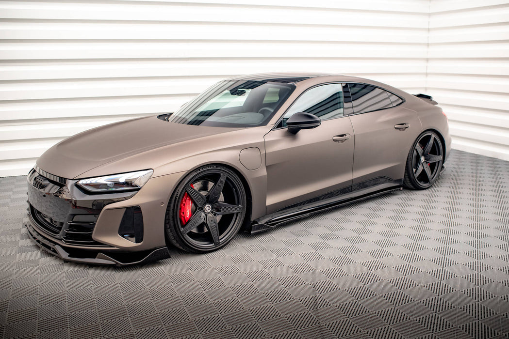Maxton Design Side Skirts Diffusers V.2 Audi e-Tron GT / RS GT Mk1
