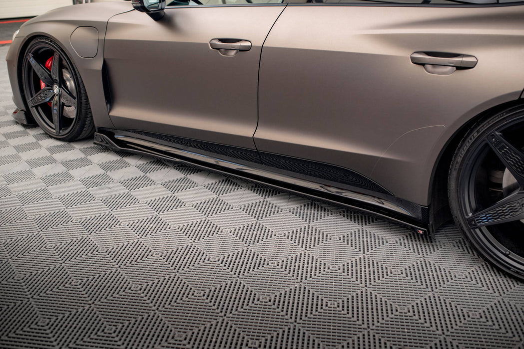 Maxton Design Side Skirts Diffusers V.2 Audi e-Tron GT / RS GT Mk1