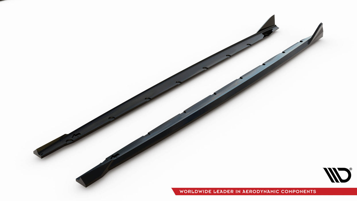 Maxton Design Side Skirts Diffusers V.2 BMW 1 M-Pack F70