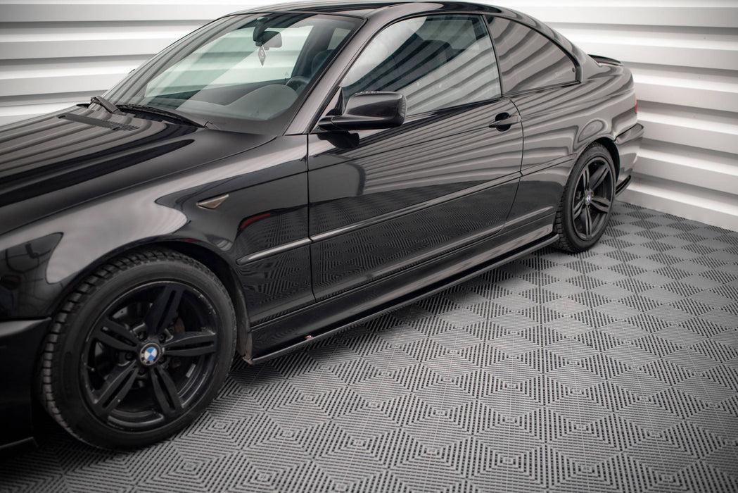Maxton Design Side Skirts Diffusers V.2 BMW 3 Coupe M-Pack E46