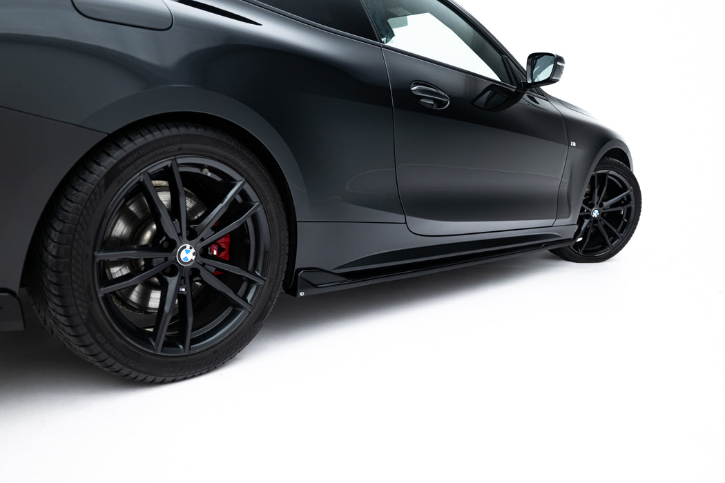Maxton Design Side Skirts Diffusers V.2 BMW 4 M-Pack / M440i G22 / G23 / G22 Facelift / G23 Facelift