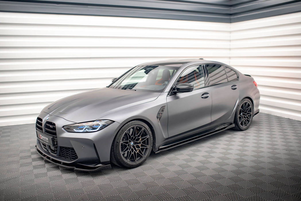 Maxton Design Side Skirts Diffusers V.2 BMW M3 Sedan / Touring G80 / G81
