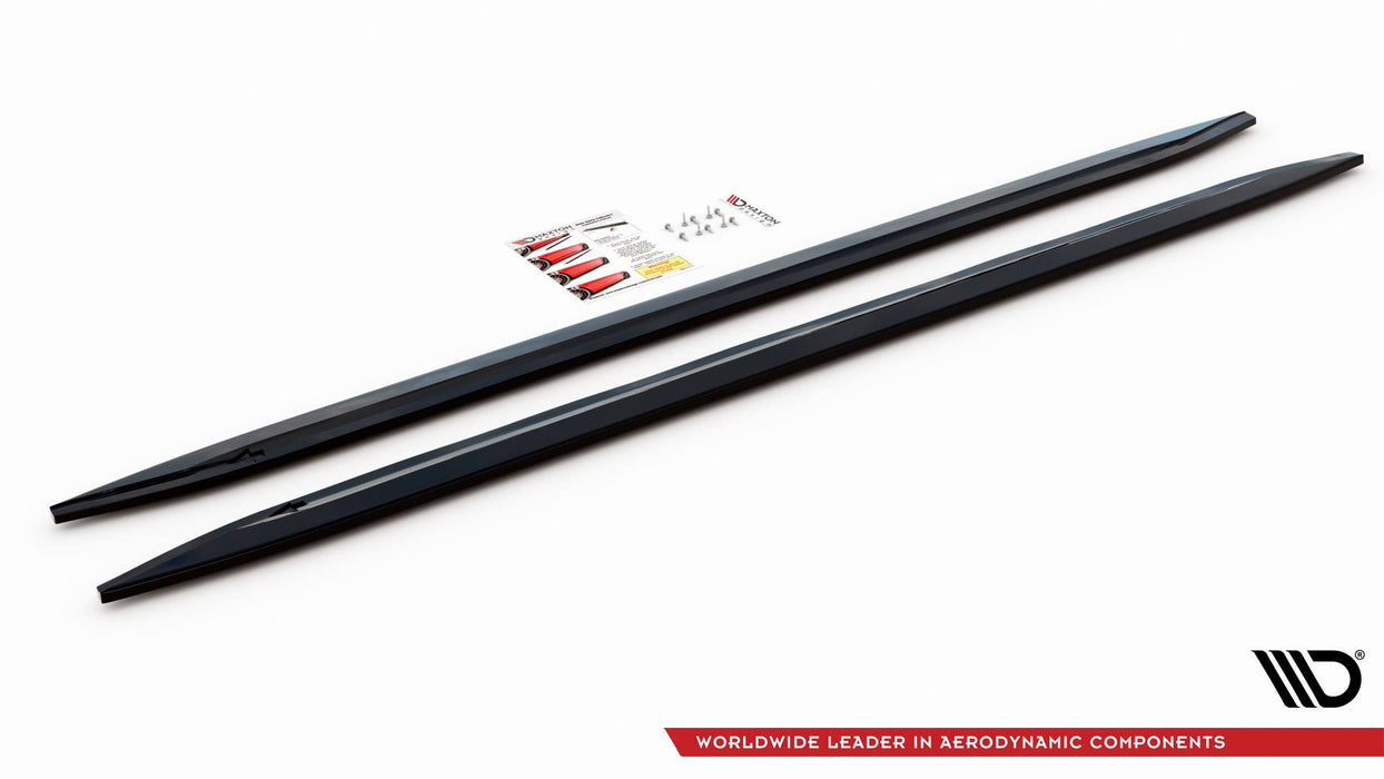 Maxton Design Side Skirts Diffusers V.2 BMW M4 G82 / G82 Facelift