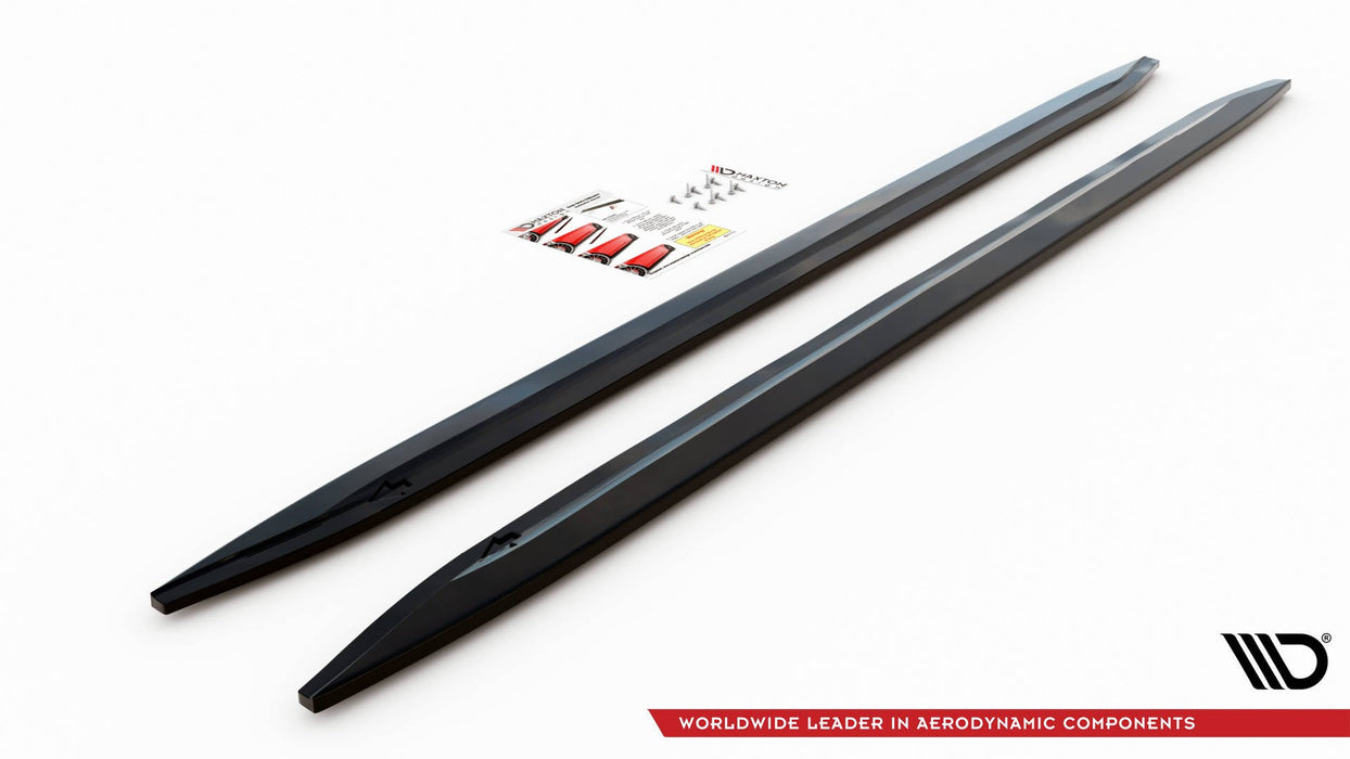 Maxton Design Side Skirts Diffusers V.2 BMW M4 G82 / G82 Facelift