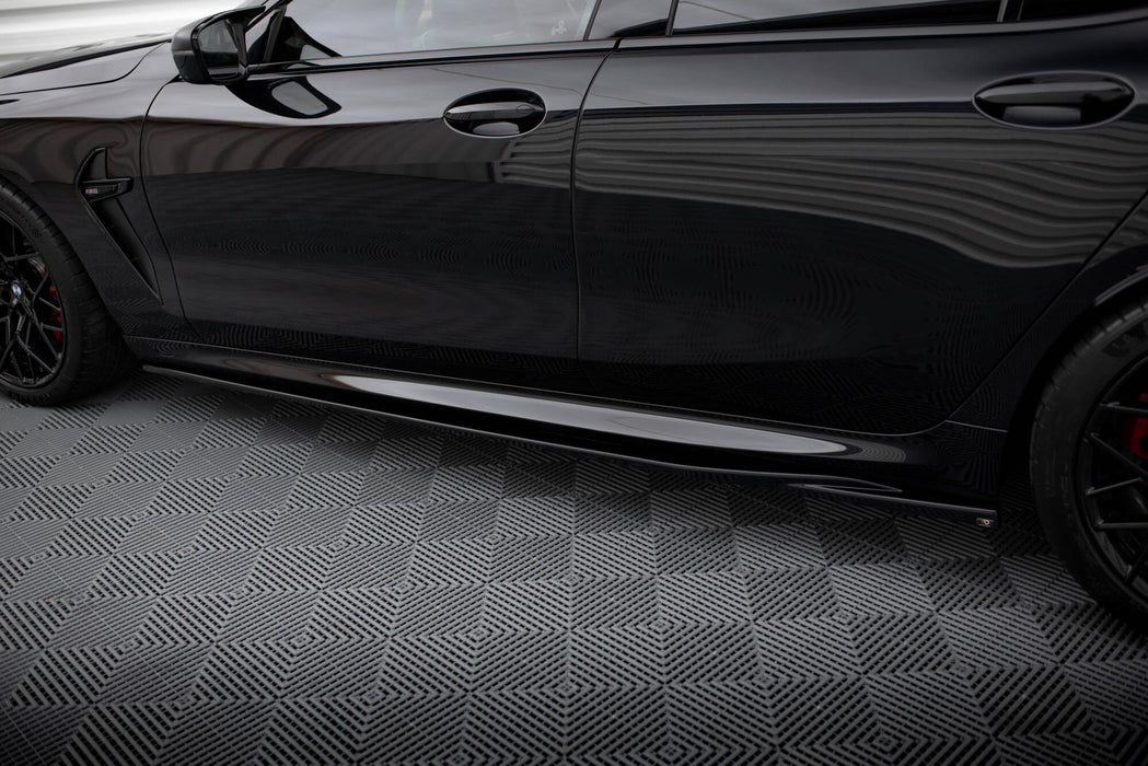 Maxton Design Side Skirts Diffusers V.2 BMW M8 Gran Coupe F93 / 8 Gran Coupe M-Pack G16