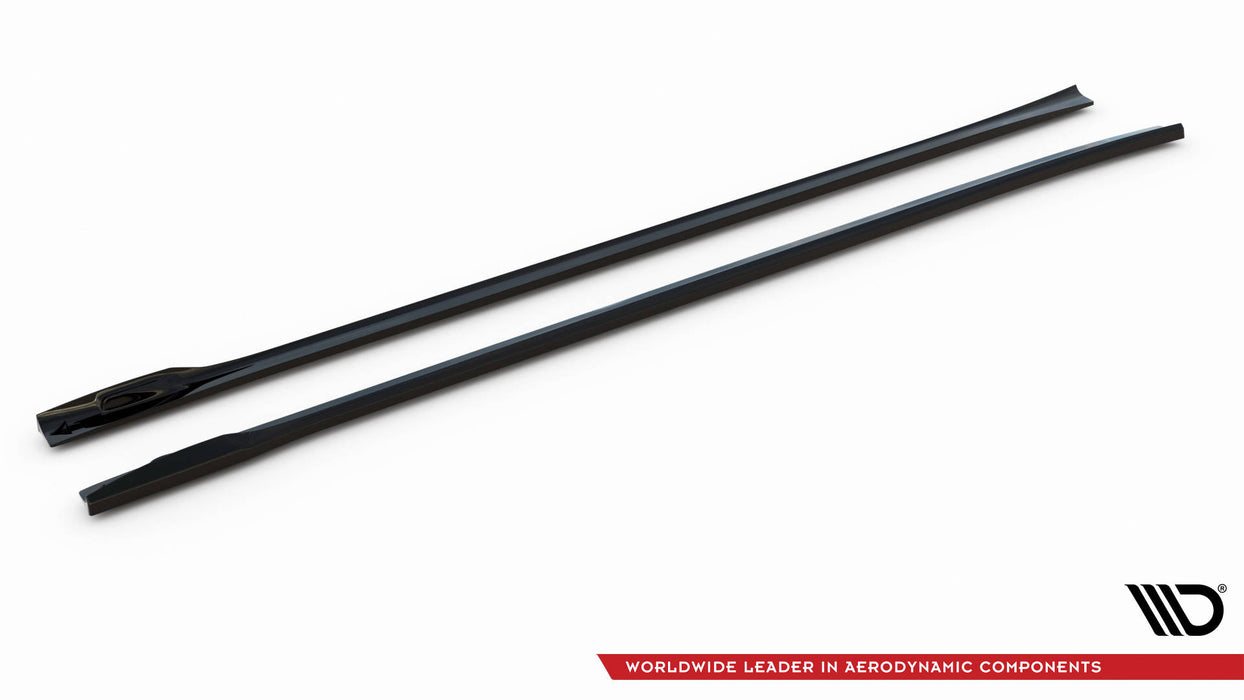 Maxton Design Side Skirts Diffusers V.2  BMW X3 M40d / M40i / M-Pack G01